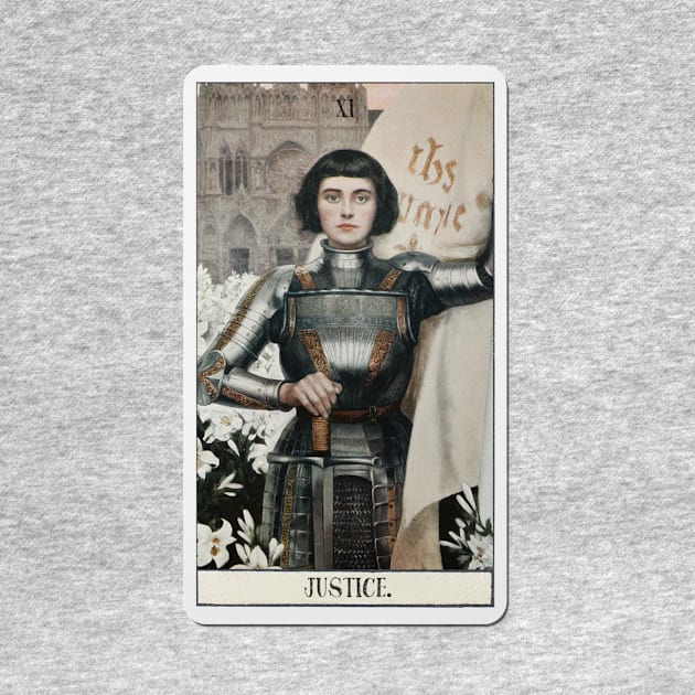 justice tarot card by pripple